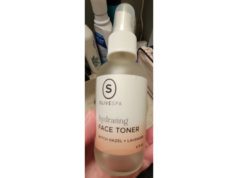Olivespa Hydrating Face Toner, Witch Hazel + Lavender, 4 fl oz