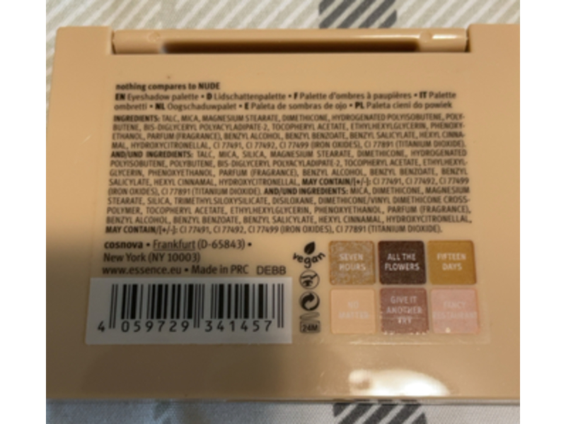 Essence Eyeshadow Palette, Nothing Compares To Nude, 0.15 oz/4.5 g