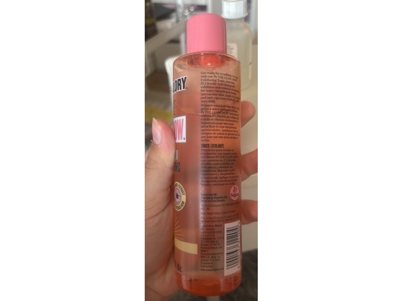 Soap & Glory In The Glow How Exfoliating Tonic, Glow, 6.7 fl oz/200 mL