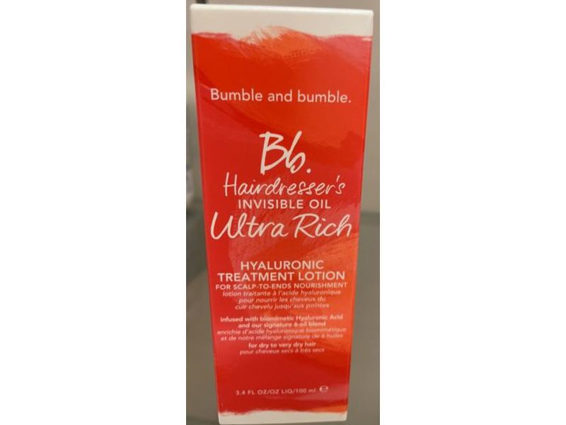 Bumble And Bumble Ultra Rich Hyaluronic Treatment Lotion, 3.4 fl oz/100 mL