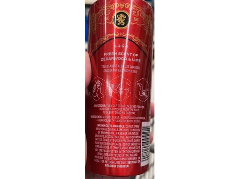 Old Spice Swagger Body Spray, Aluminum Free, 5.1 oz/144 g