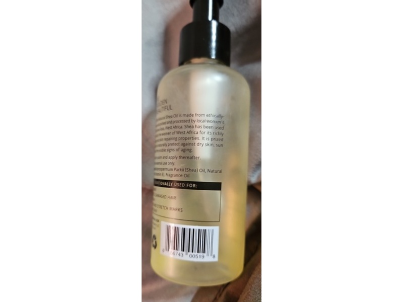 Bolden Shea Oil, Sweet Vanilla, 3.4 fl oz/100 mL