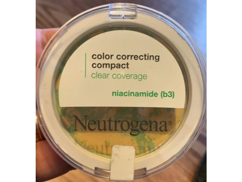 Neutrogena Color Correcting Compact Cc Powder, Clear Coverage, 0.38 oz/11 g