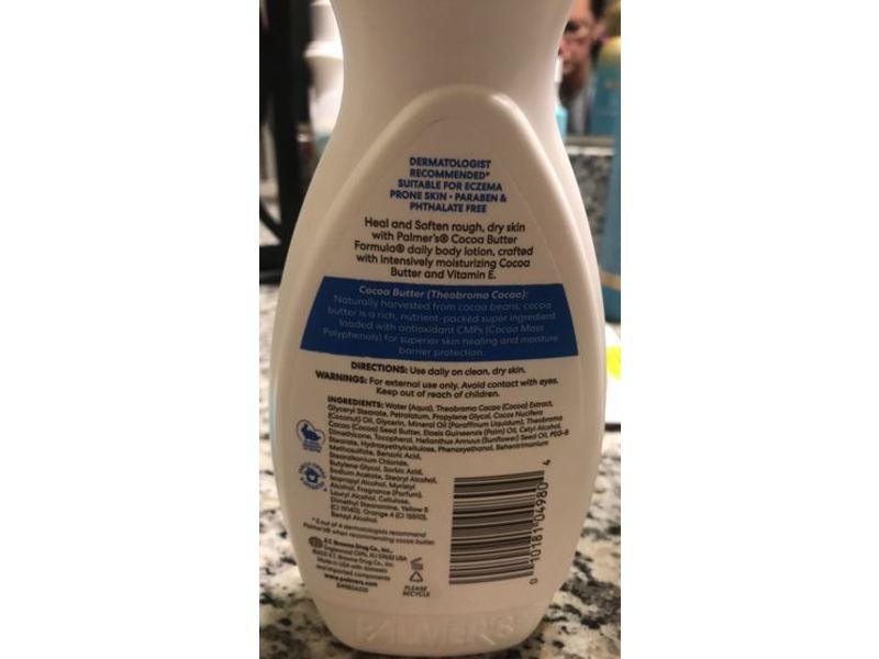 Palmer's Heals Softens Daily Skin Therapy Body Lotion, Cocoa Butter + Vitamin E, 11.5 fl oz/340 mL