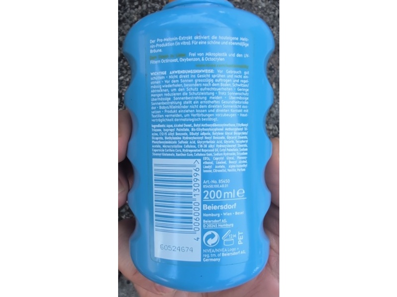 Nivea Sun Protect & Bronze Spray, SPF 50, 200 mL
