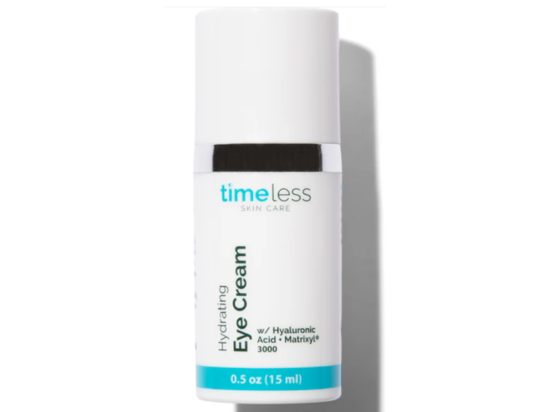Timeless Skin Care Hydrating Eye Cream, Hyaluronic Acid, 0.5 oz/15 mL