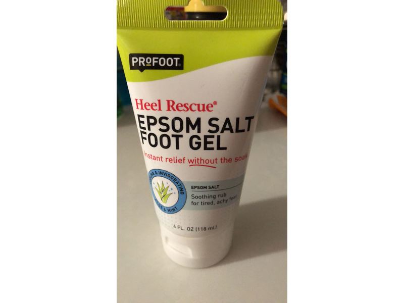 Profoot Heel Rescue Epsom Salt Foot Gel, 4 fl oz/118 mL