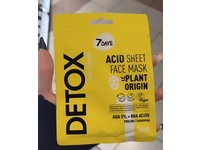 Detox Acid Sheet Face Mask, 0.98 oz/25 g - Image 3