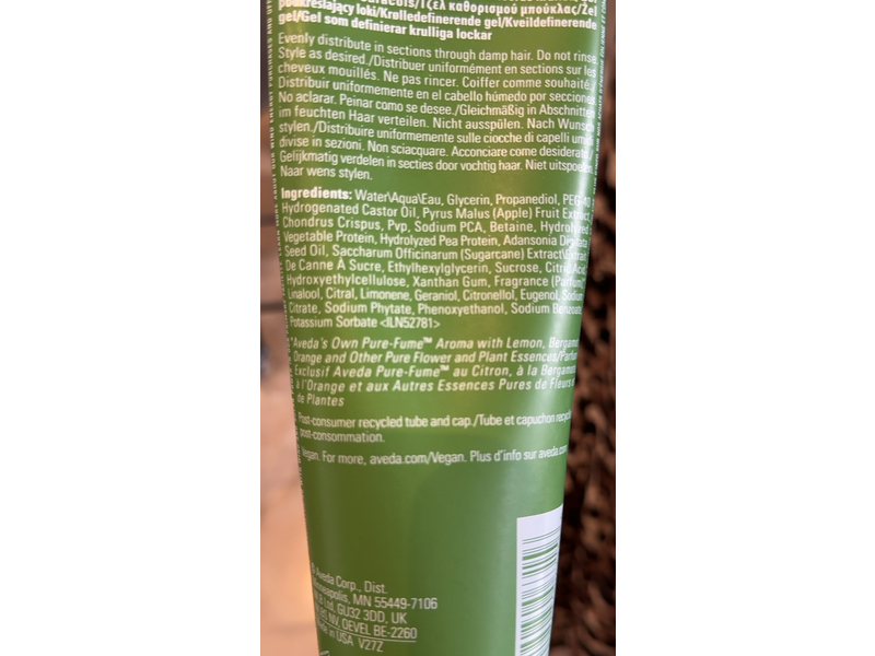 Aveda Be Curly Advanced Coil Definer Gel, 8.8 fl oz/250 mL