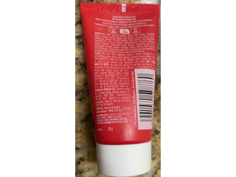 Lakme Blush & Glow Face Scrub, 50 g