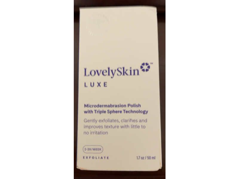 Lovely Skin Luxe Microdermabrasion Polish Exfoliator, 1.7 fl oz/50 mL