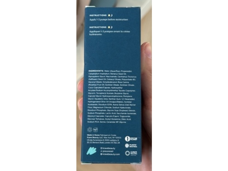 KraveBeauty Great Barrier Relief Reparative Skin-Soothing Serum, 1.52 fl oz/45 mL