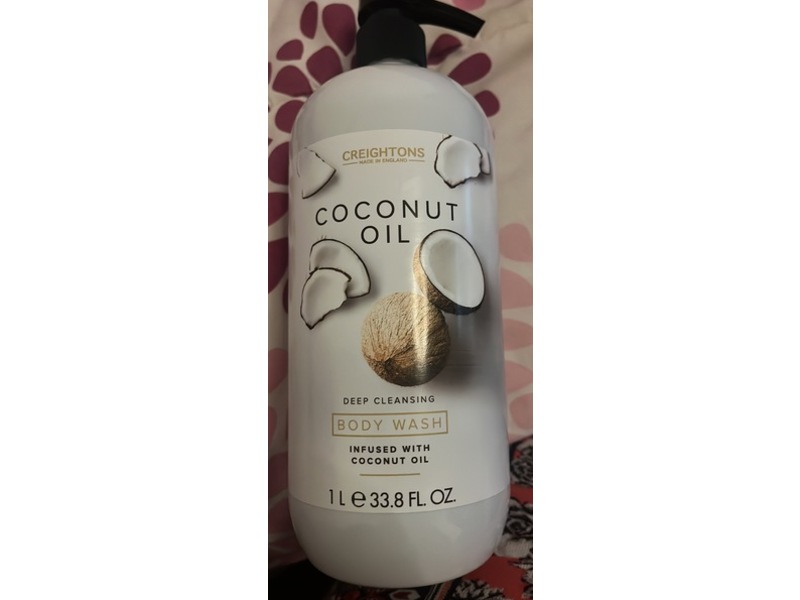 Creightons Deep Cleansing Body Wash, Coconut Oil, 33.8 fl oz/1 L