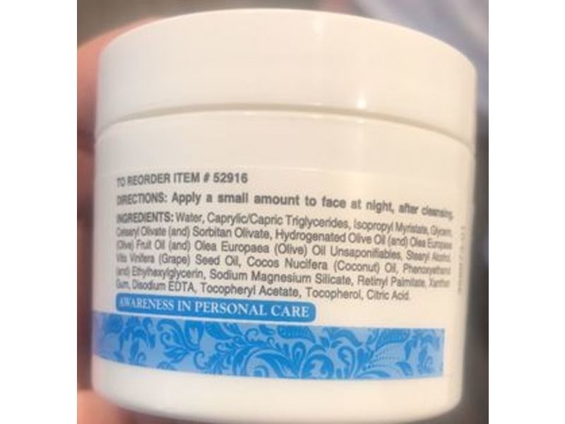 Perfectly Pure Retinol Cream, Vitamin A, 2 oz / 56 g