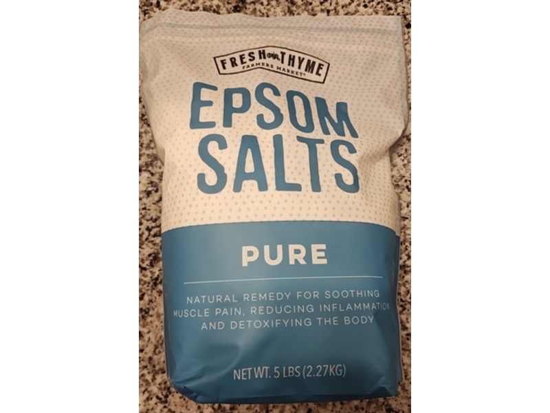 Fresh Thyme Epsom Salts, Pure, 2.27 kg