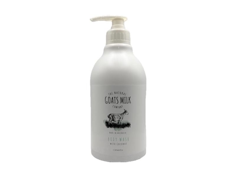 The Natural Goats Milk Company Body Wash, Coconut, 33.8 fl oz/1 L
