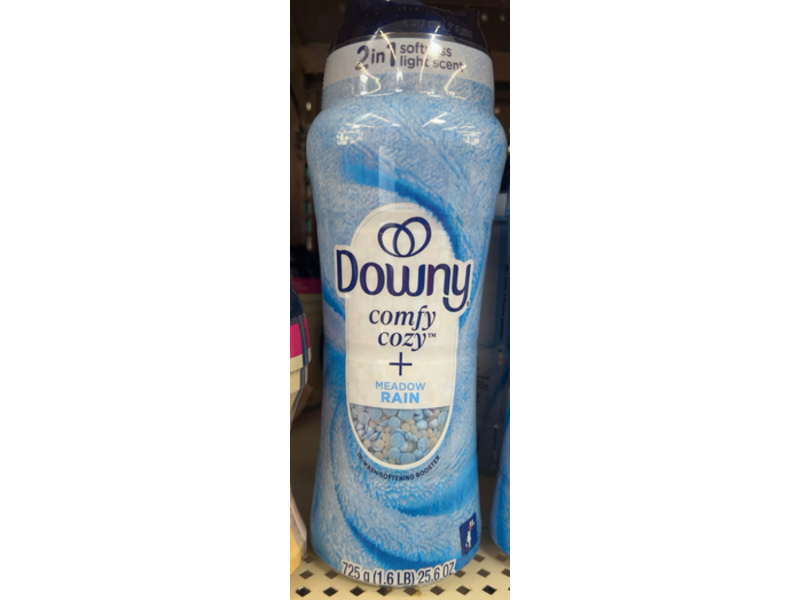 Downy Comfy Cozy In-Wash Softening Booster, Meadow Rain, 25.6 oz/725 g