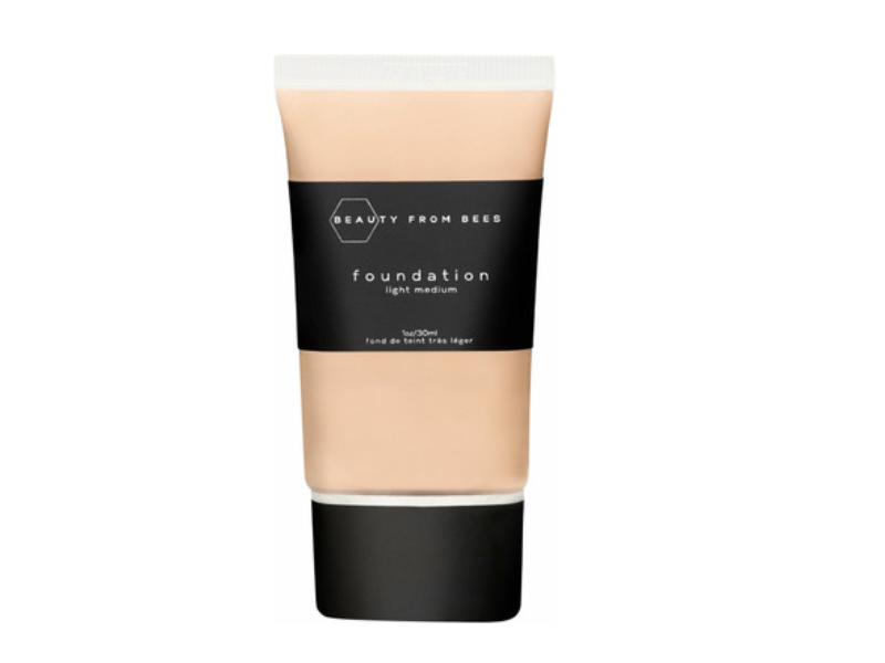 Beauty From Bees Foundation, Light Medium, 1 fl oz/30 mL