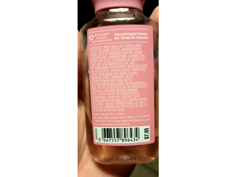 Bath & Body Works, Gingham Gorgeous Shower Gel, 3 fl oz/88 ml