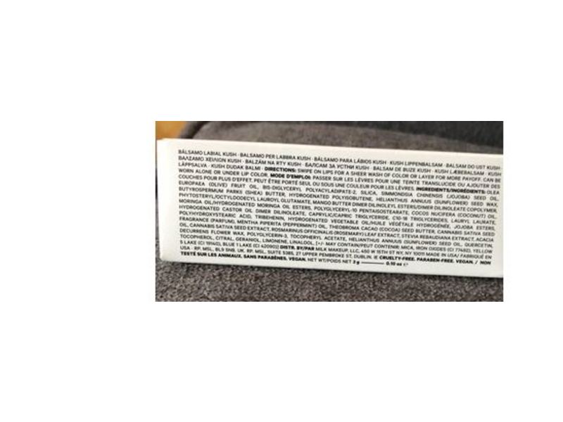 Milk Makeup Kush Lip Balm, Cannatonic, 0.1 oz/3 g