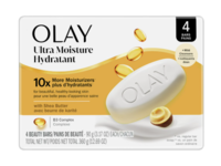Olay Ultra Moisture Hydrant Beauty Bars, Shea Butter, 3.17 oz/90 g, 4 Count - thumbnail 1