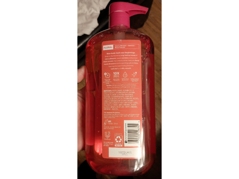 Suave Gentle Body Wash, Wild Cheery Blossom, 30 fl oz/887 mL