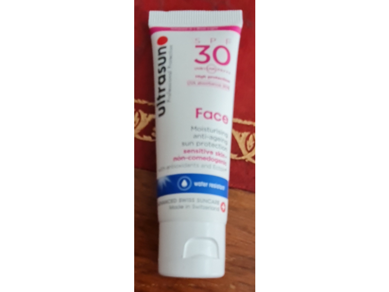 Ultrasun Face Moisturising Anti-Ageing Sun Protection, SPF 30, 25 mL