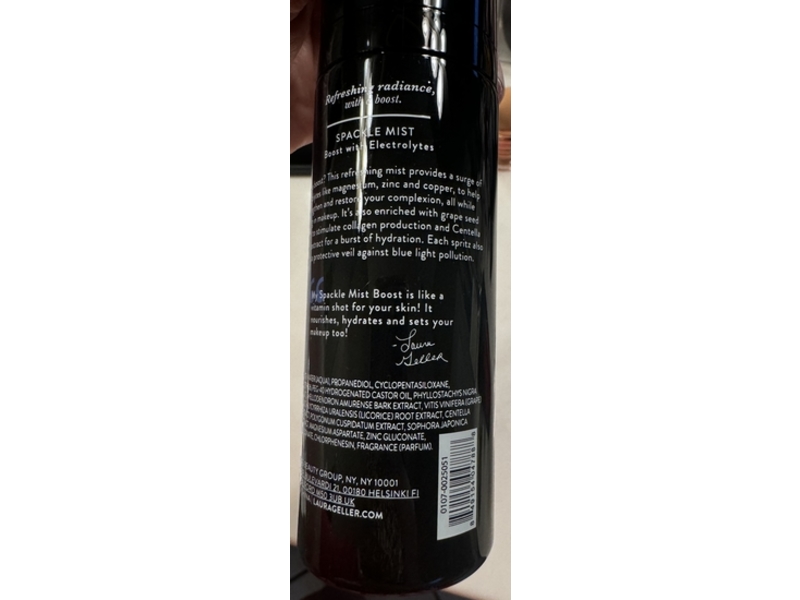 Laura Geller Spackle Mist, Electrolytes, 3.3 fl oz/100 mL