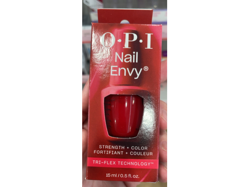 O.P.I Nail Envy Nail Strengthener, Big Apple Red, 0.5 fl oz/15 mL