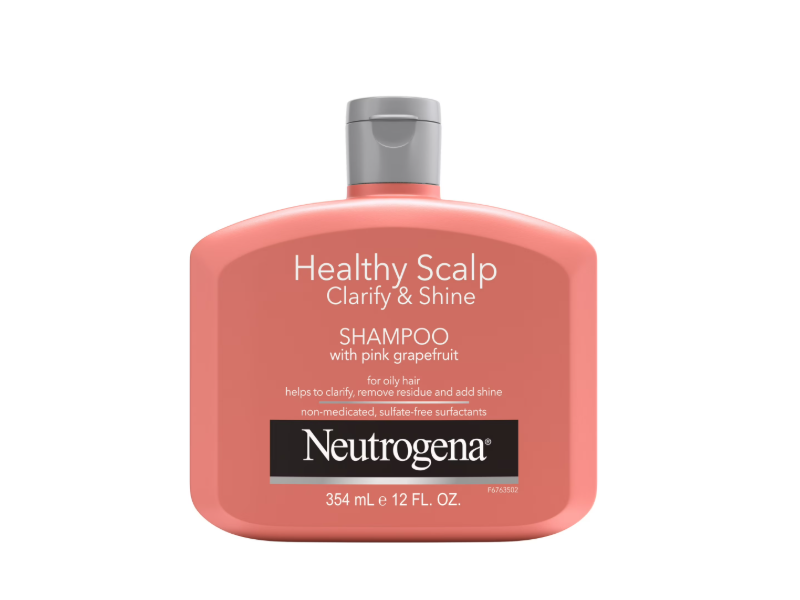 Neutrogena Healthy Scalp Clarify & Shine Shampoo, Pink Grapefruit, 12 fl oz/354 mL