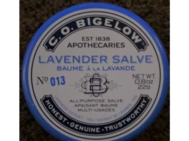 C.O. Bigelow All- Purpose Salve Apaisant Baume, Lavender Salve, 0.8 oz/22 g, Pack Of 3
