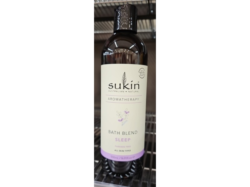 Sukin Aromatherapy Bath Blend, Sleep, 16.9 fl oz/500 mL