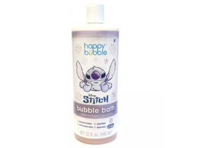 Happy Bubble Disney Stitch Bubble Bath, Tropical Sugar, 32 fl oz/946 mL