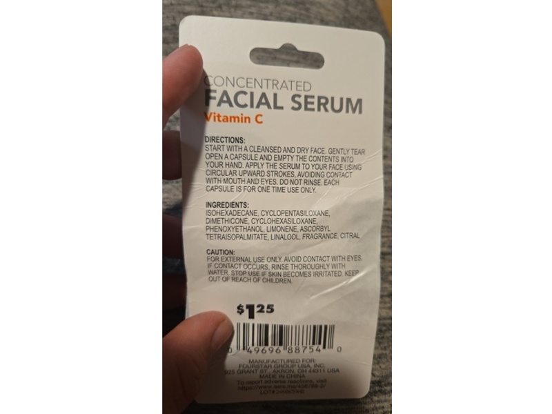 B-Pure Concentrated Facial Serum, Vitamin C, 0.13 fl oz/4 mL, 10 Count