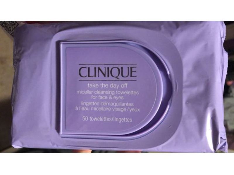 Clinique Take The Day Off Micellar Face & Eyes Cleansing Towelettes, 50 Count