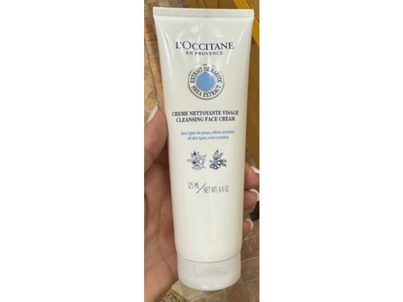 L'Occitane En Provence Cleansing Face Cream, Shea Extract, 4.4 oz/125 mL