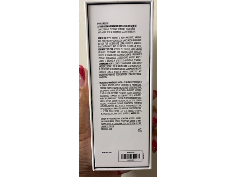 Il Makiage Anti Aging Skin Renewing Exfoliating Treatment, 2.7 fl oz/80 mL