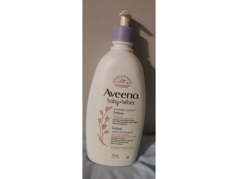 Aveeno Baby Calming Comfort Lotion, Lavender Scent, 18 fl oz/532 mL