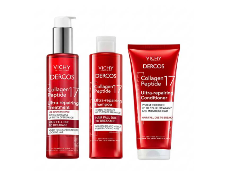 Vichy Laboratoires Dercos Ultra-Repairing Set, Collagen Peptide 17