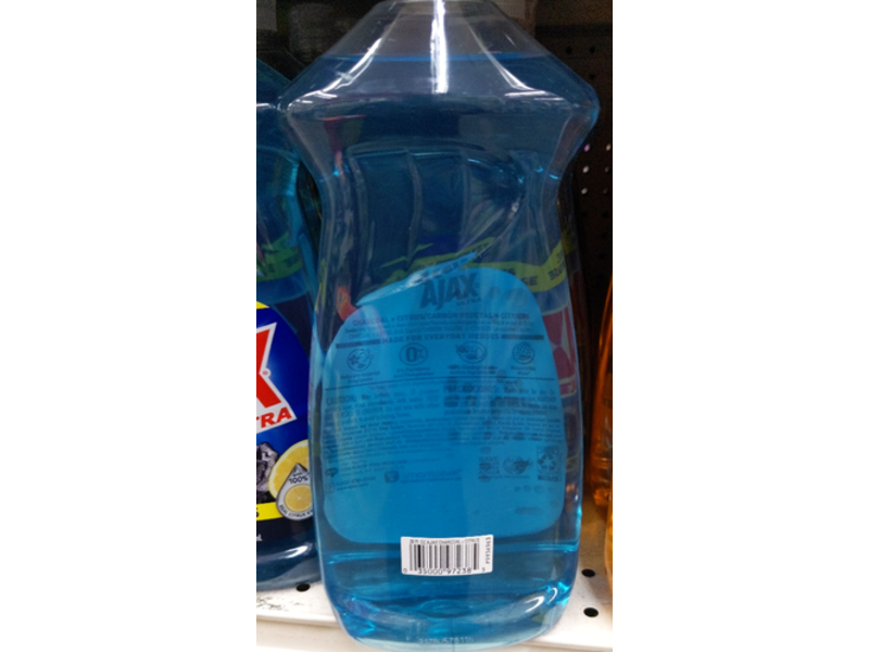 Ajax Ultra Dish Liquid, Charcoal + Citrus, 28 fl oz/828 mL