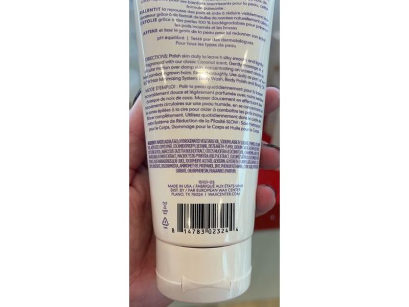 EWC Slow Body Polish, Coconut, 6.7 fl oz/200 mL