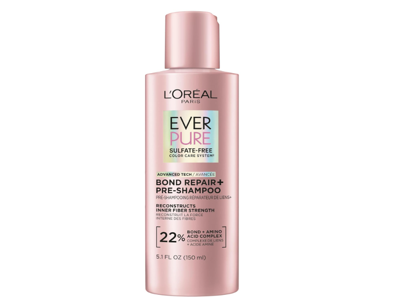 L'Oreal Paris Ever Pure Bond Repair + Pre Shampoo, 22% Bond + Amino Acid Complex, 5.1 fl oz/150 mL