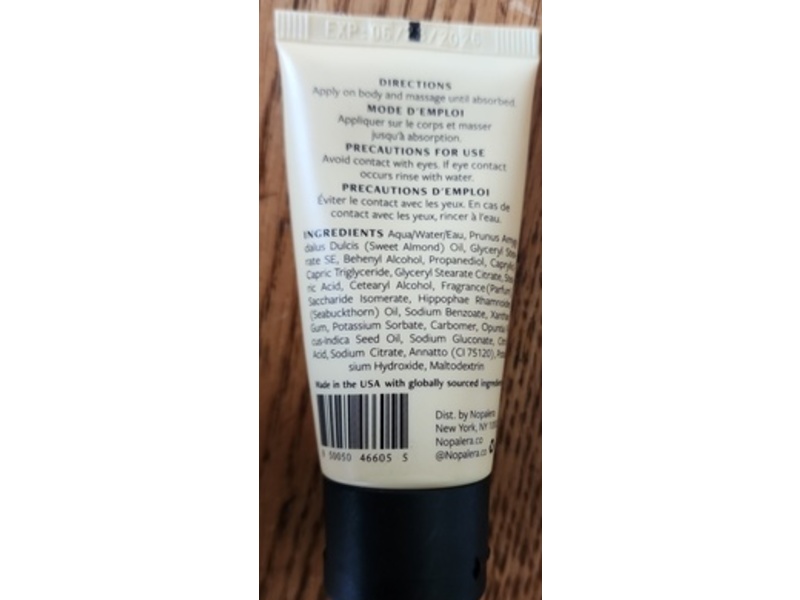 Nopalera Cactus Cream, Dulce De Cuerpo, 1 oz/28 g