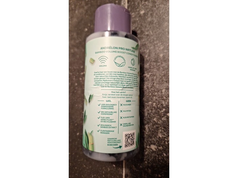 Andrélon Bamboo Volume Boost Conditioner, 400 mL