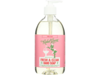 Rebel Green Fresh & Clean Hand Soap, Pink Lilac, 16.9 fl oz/500 mL - thumbnail 1