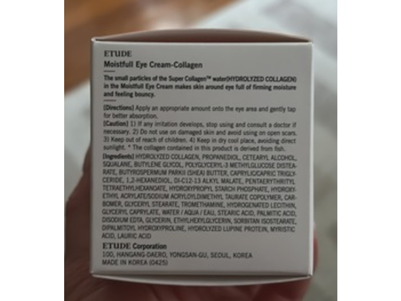 Etude Moistfull Collagen Eye Cream, 0.94 fl oz/28 mL