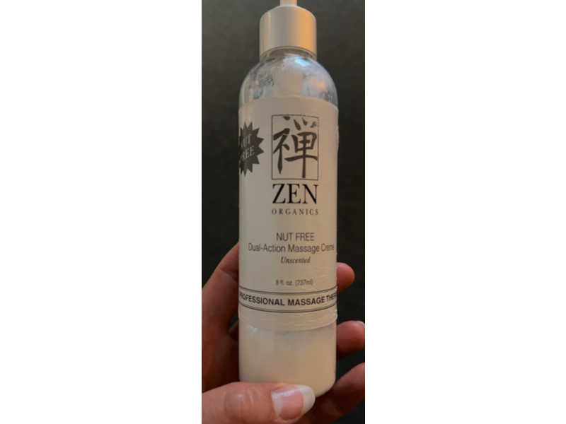 Zen Organics Dual Action Massage Creme, 8 fl oz/237 mL