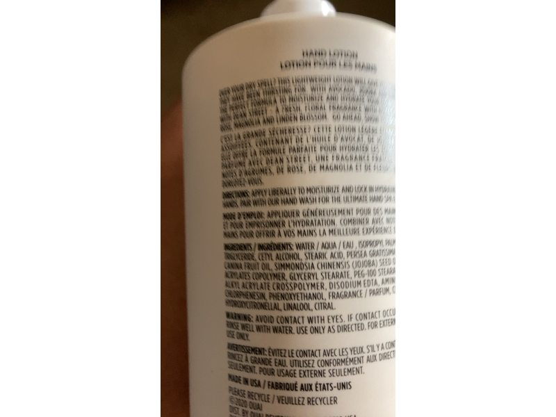 OUAI Hand Lotion, Dean Street, 16 fl oz/474 mL