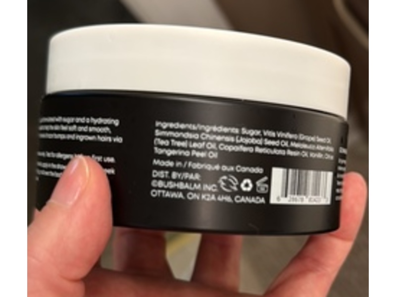 Bush Balm Ingrown Hair Exfoliating Scrub, Sweet Escape, 8 fl oz/236 mL