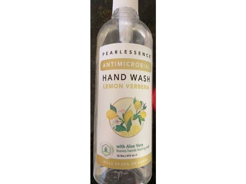 Pearlessence Antimicrobial Hand Wash, Lemon Verbena, 16 fl oz/473 mL